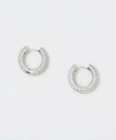 【SALE/30%OFF】UNITED ARROWS パヴェ シック フープピアス ユナイテッドアローズ アクセサリー・腕時計 ピアス シルバー【送料無料】