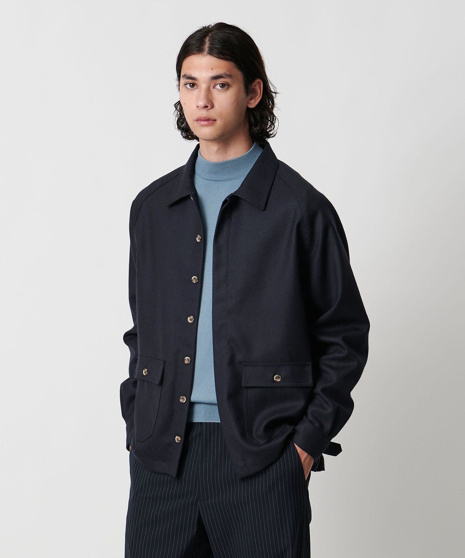 UNITED ARROWS 【別注】＜ORIAN＞ソリッド シャツ ブルゾン ユナイテッドアローズ ジャケット・アウタ..