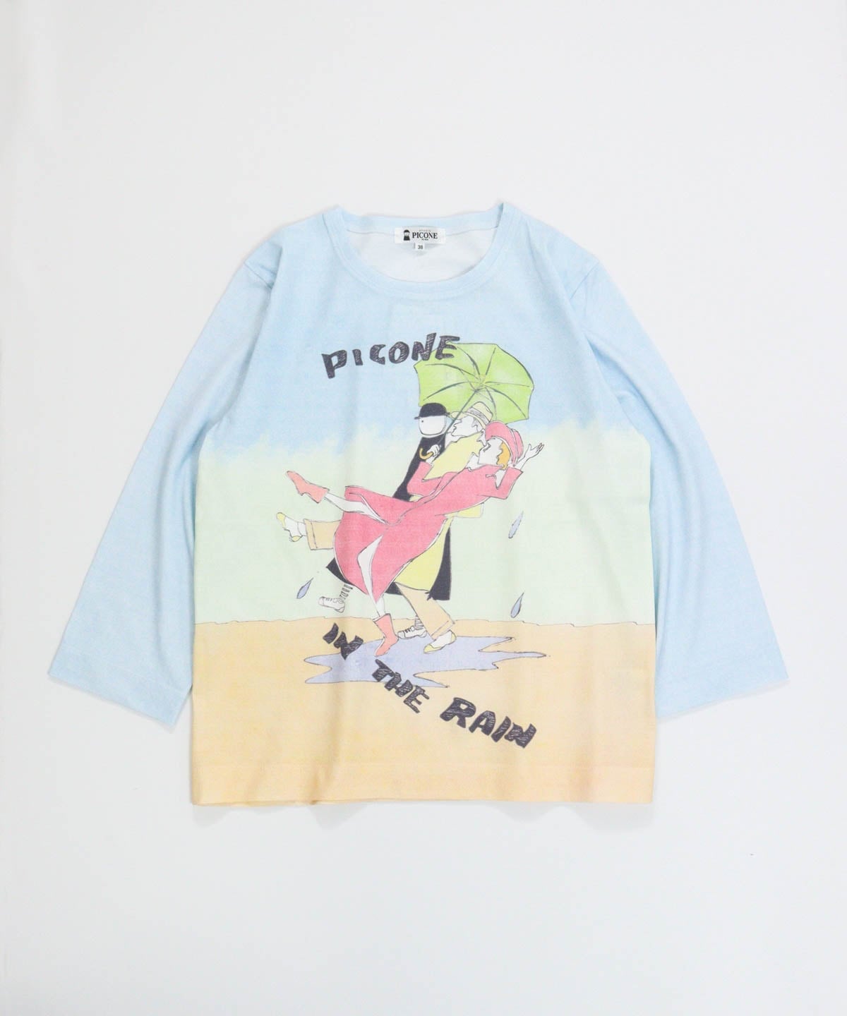 STUDIO PICONE 【スタジオピッコーネ公式】アートイラストプルオーバー スタジオピッコーネ トップス カットソー・Tシャツ ブルー【送料無料】