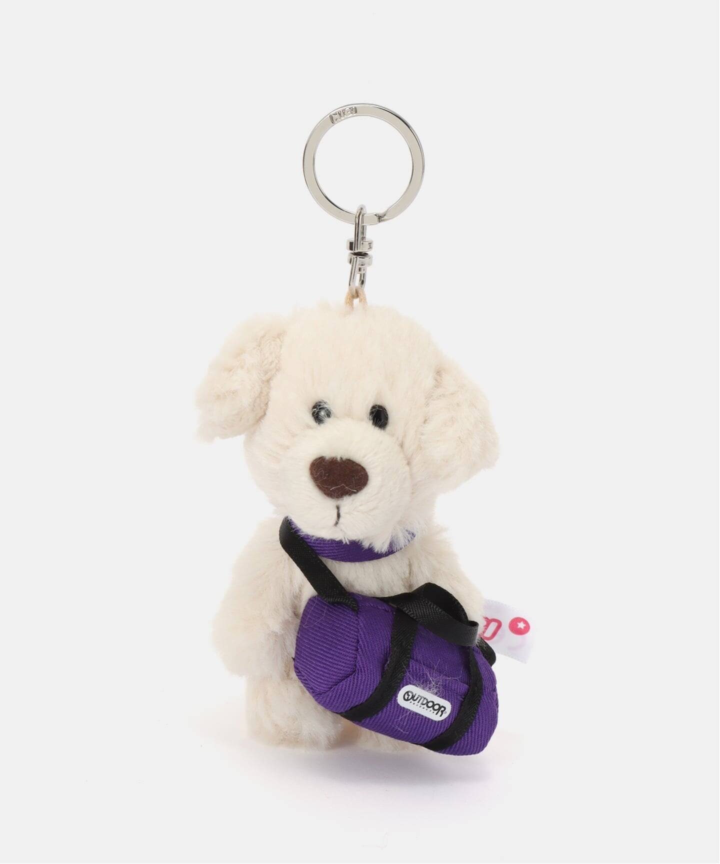 OUTDOOR PRODUCTS Usual Things BB ゴールデンレトリバー 10cm+ボストン パープル/OUTDO アウトドアプロダクツユージュアルシングス ファッション雑貨 その他のファッション雑貨 パープル