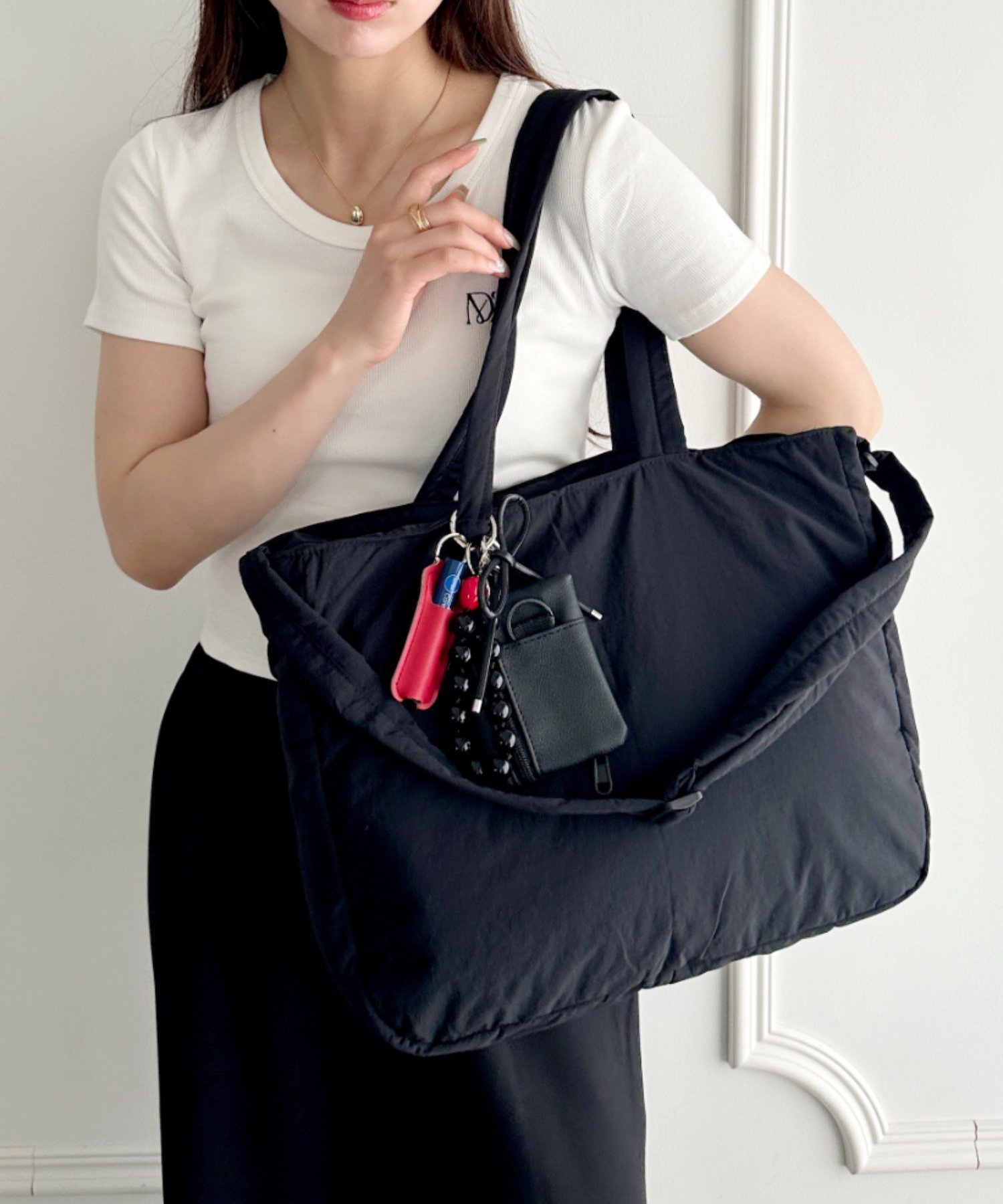 【SALE／28%OFF】MYMOOD. 【A4収納可◎/マザーズバッグ】2WAYナイロントートバッグ ...