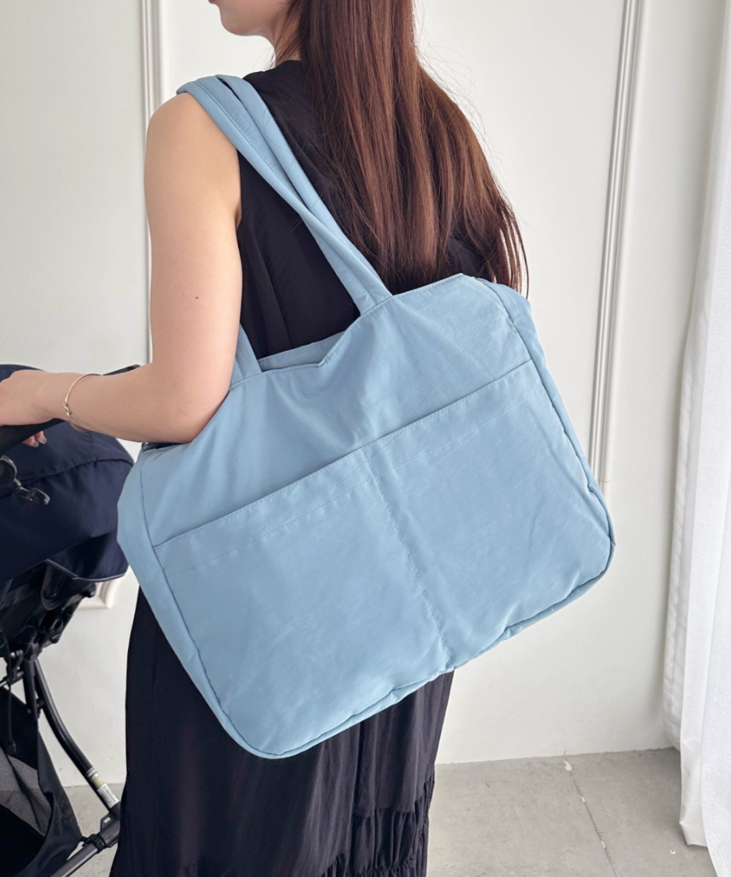 【SALE／28%OFF】MYMOOD. 【A4収納可◎/マザーズバッグ】2WAYナイロントートバッグ ...