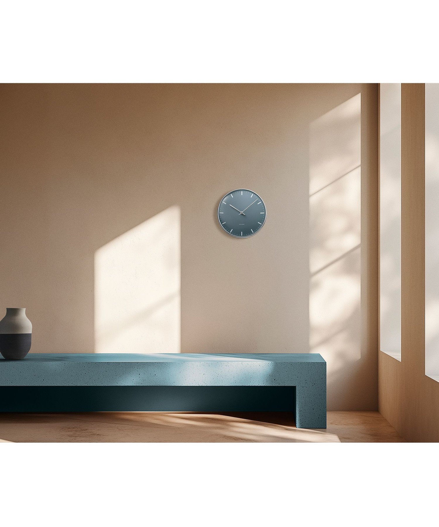 UNITED ARROWS ＜Arne Jacobsen＞CITY HALL CLOCK 29cm ユナイテッドアローズ インテリア・生活雑貨 時計 ブルー【送料無料】 stylife-15729871 Rakuten Fashion サンプル画像3