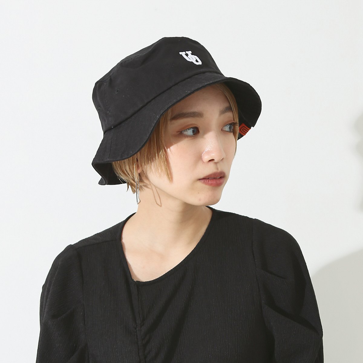 【SALE／15%OFF】NOMINE UNIVERSAL OVERALLバケットハット ノミネ 帽子 ハット ブラック ブラウン