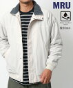 【SALE/7%OFF】MRU MRU 裏フリース ナイロンブルゾン メンズ マルカワ ジャケット・アウター ブルゾン・ジャンパー ホワイト ブラック グリーン【送料無料】