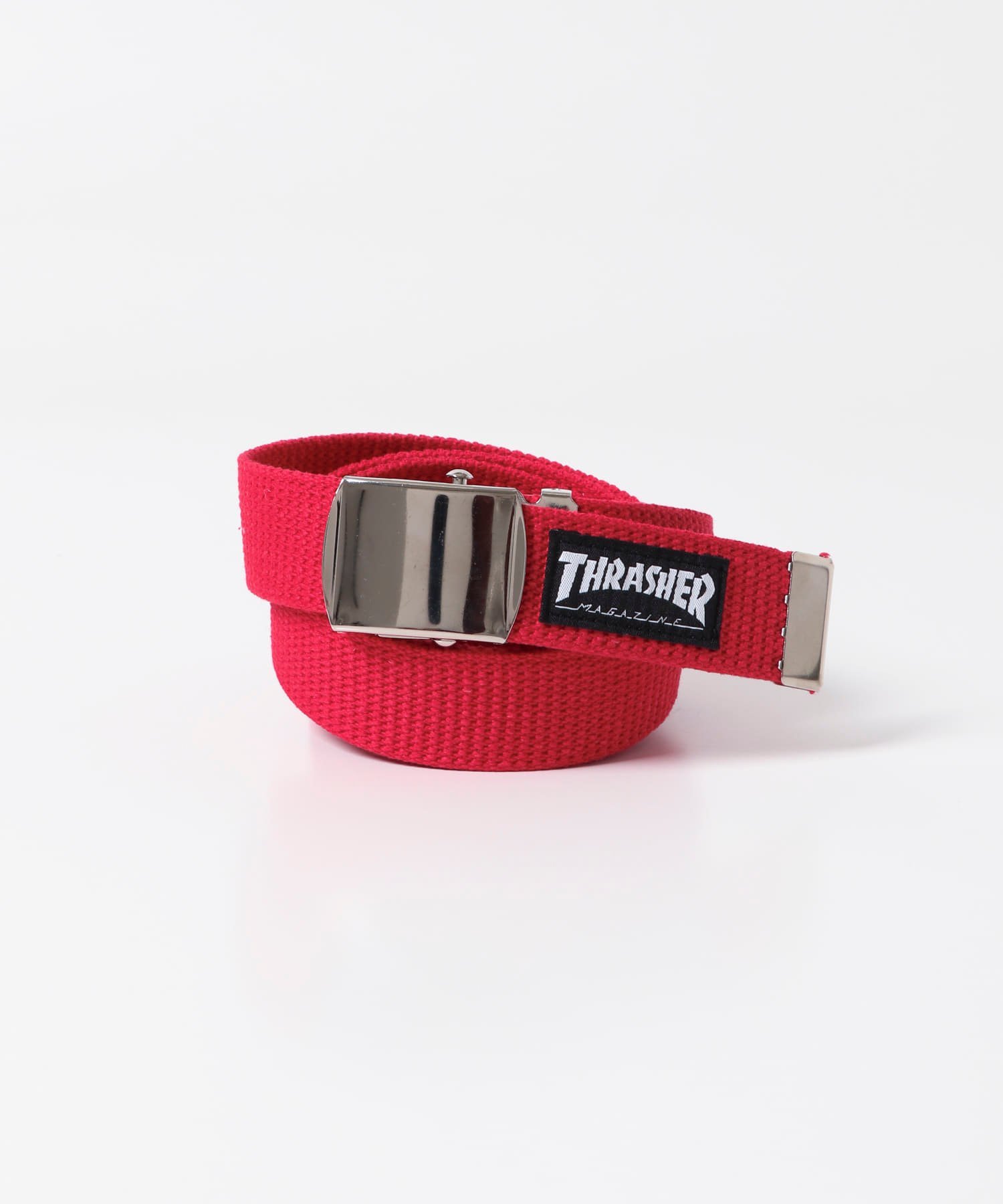 URBAN RESEARCH ITEMS THRASHER Name Belt アーバンリサーチアイテムズ ファッション雑貨 ベルト レッド ブラック ホワイト ネイビー グレー イエロー グリーン