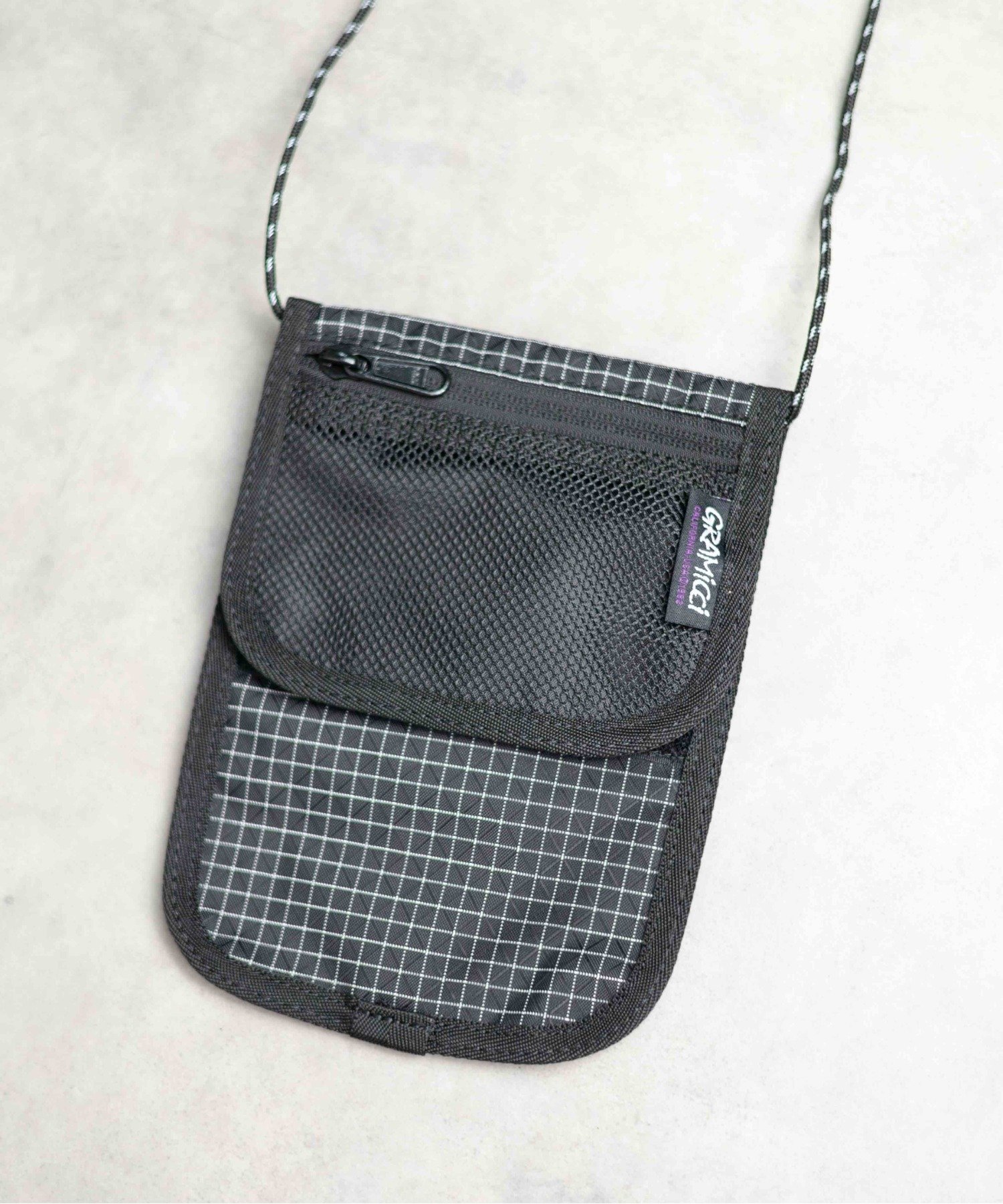 realize select 【GRAMICCI(グラミチ) 】RIPSTOP NECK POUCH レアリゼ バッグ ショルダーバッグ ブラック【送料無料】