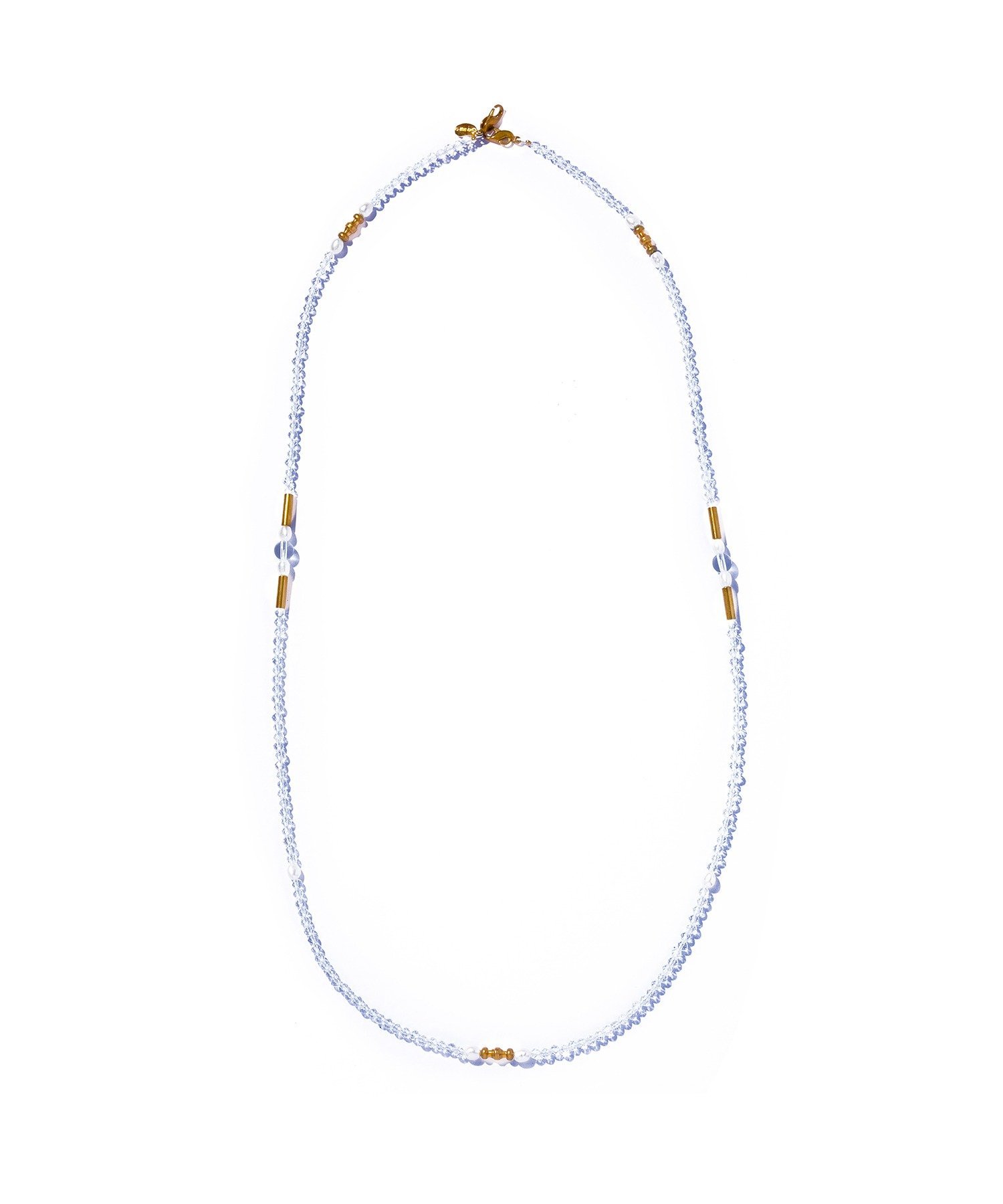 IRIS47 IRIS47/crystal glass chain necklace/ネックレス セットアップセブン アクセサリー・腕時計 ネックレス【送料無料】
