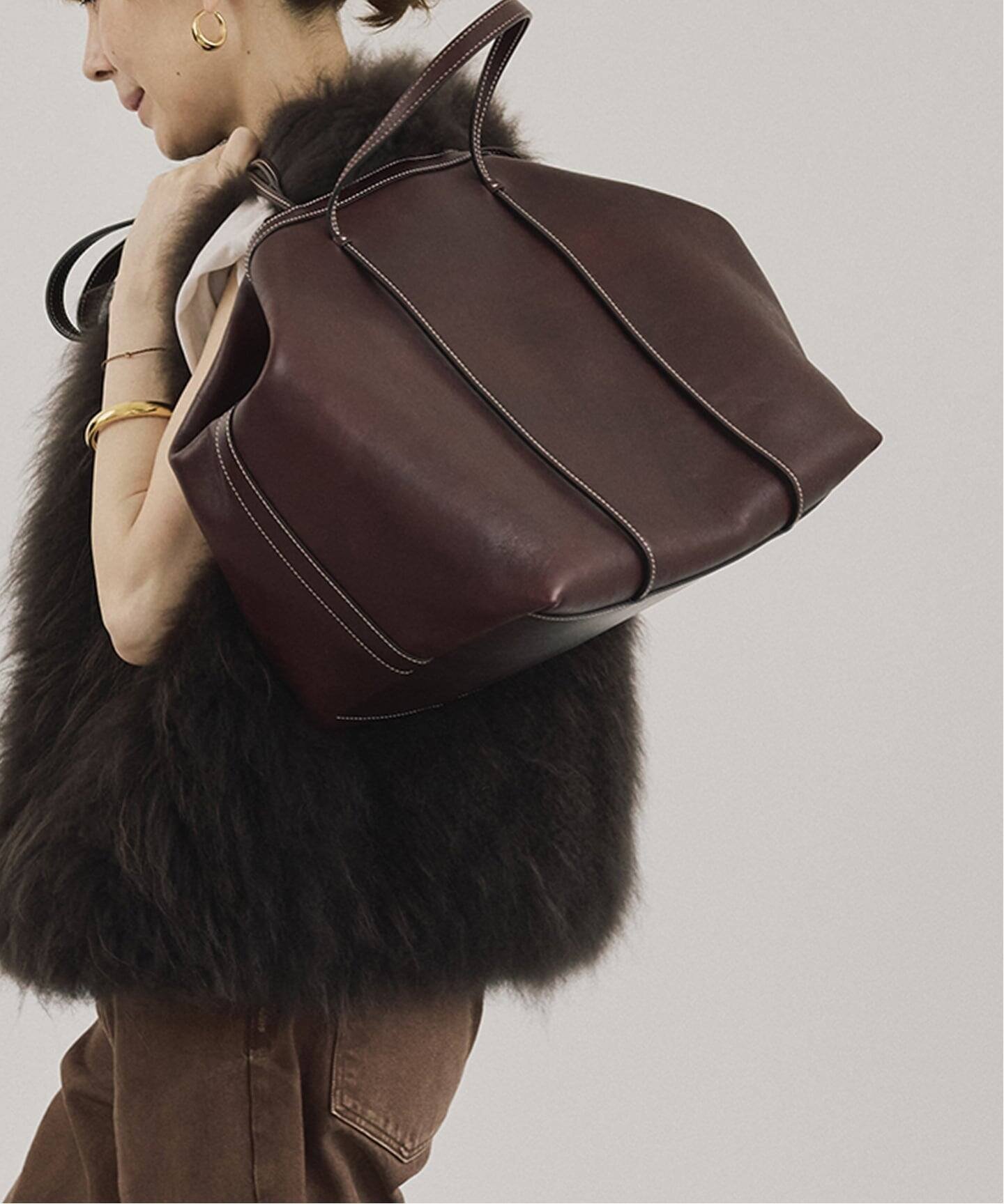 VERMEIL par iena GAVA ガバ Tote Bag ALMA ヴェルメイユ パー イエナ バッグ トートバッグ ワインレッ..