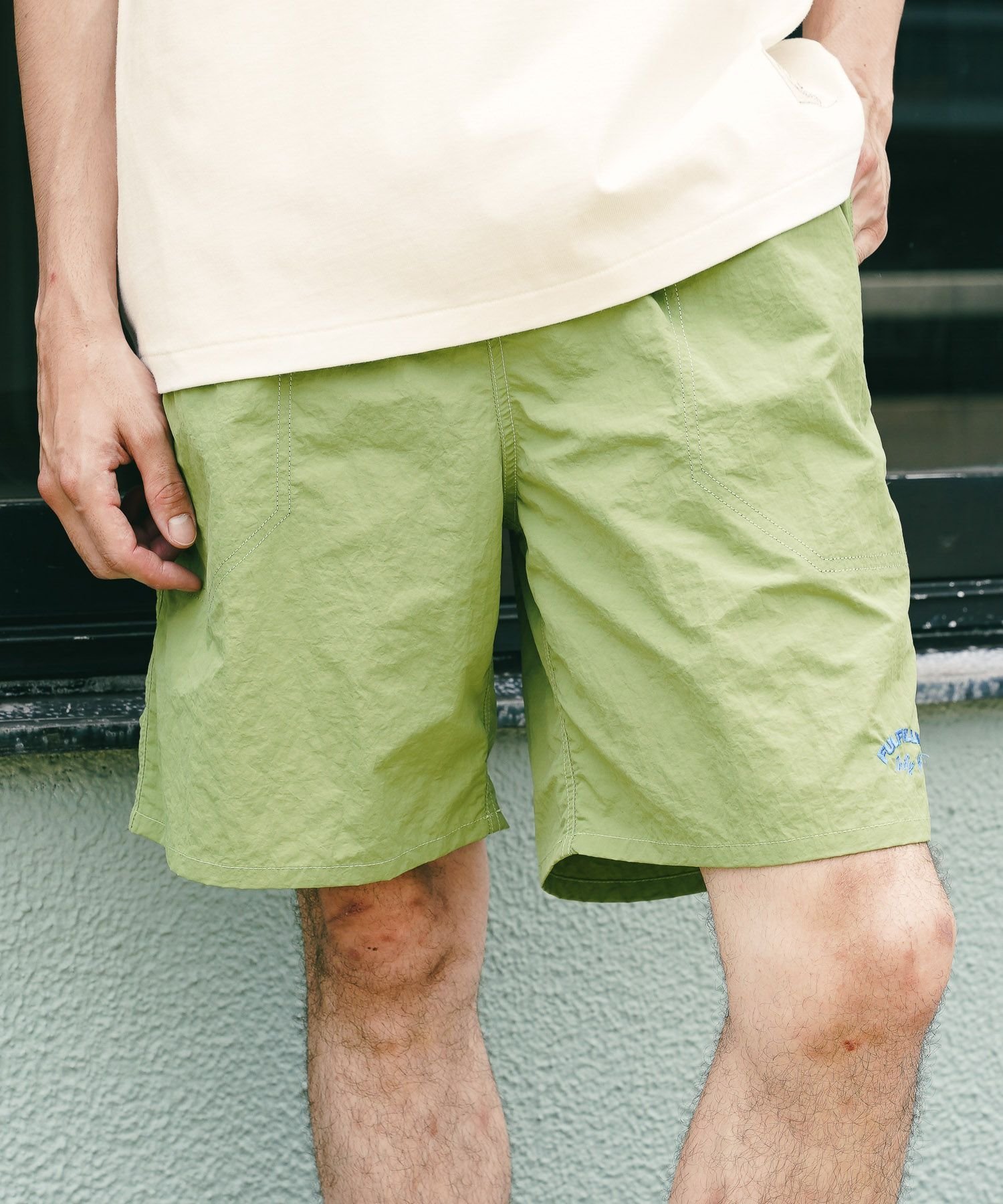 ySALE^11%OFFzBAYFLOW (M)HAPPY SHORTS xCt[ pc ̑̃pc O[ O[ sN ubN x[W