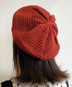 【SALE/30%OFF】axes femme ニットベレー帽 アクシーズファム 帽子 ハット オレンジ グレー ブラック