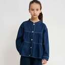 branshes 【Ou? by EDWIN】デニムスタンドジャケット ブランシェス ジャケット・アウター デニムジャケット ブルー【送料無料】