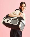 PINK-latte 【容量約45L】13000個突破!修学旅行マスト!トラベルボストン ピンク ラテ バッグ ボストンバッグ ホワイト ブルー ブラック【送料...
