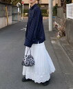 CORNERS by KR CORNERS by KR ワイドスリーブシャツ コーナーズ トップス シャツ・ブラウス ホワイト ネイビー ブラック グレー【送料...