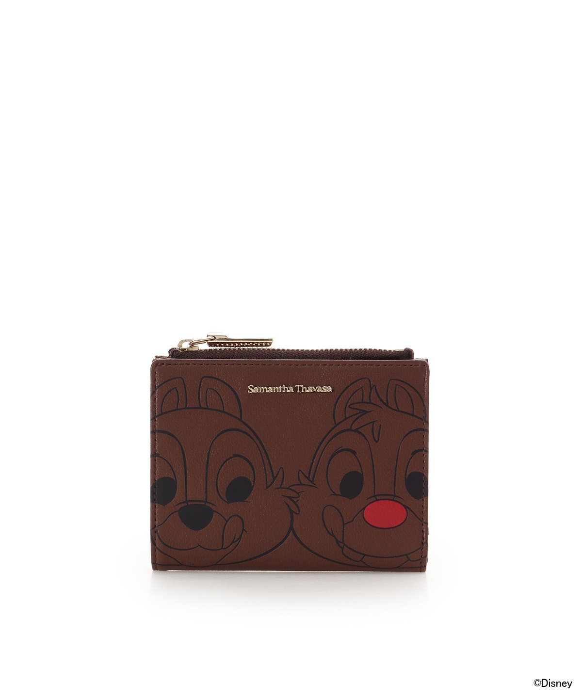 Samantha Thavasa 「チップ」&「デール」コレクション 折財布 サマンサタバサ 財布・ポーチ・ケース 財布 ブラウン【送料無料】のサムネイル