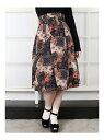 【SALE/49%OFF】dazzlin バッククロスフレアスカート ダズリン スカート フレアスカート ブラック オレンジ ベージュ【送料無料】