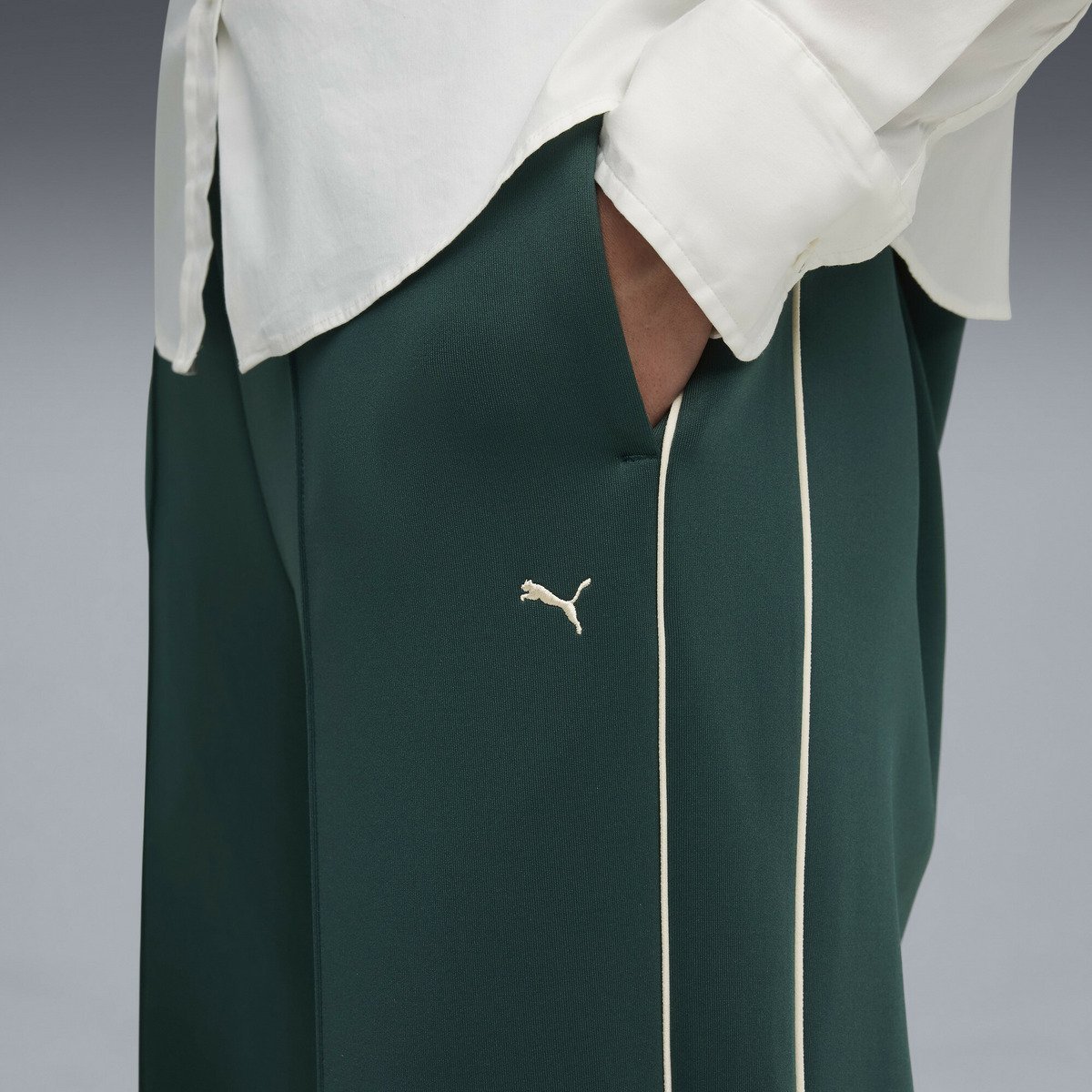 【SALE／30%OFF】PUMA メンズ T7 スキューバ トラック パンツ プーマ パンツ ジャージ・スウェットパンツ グリーン【送料無料】