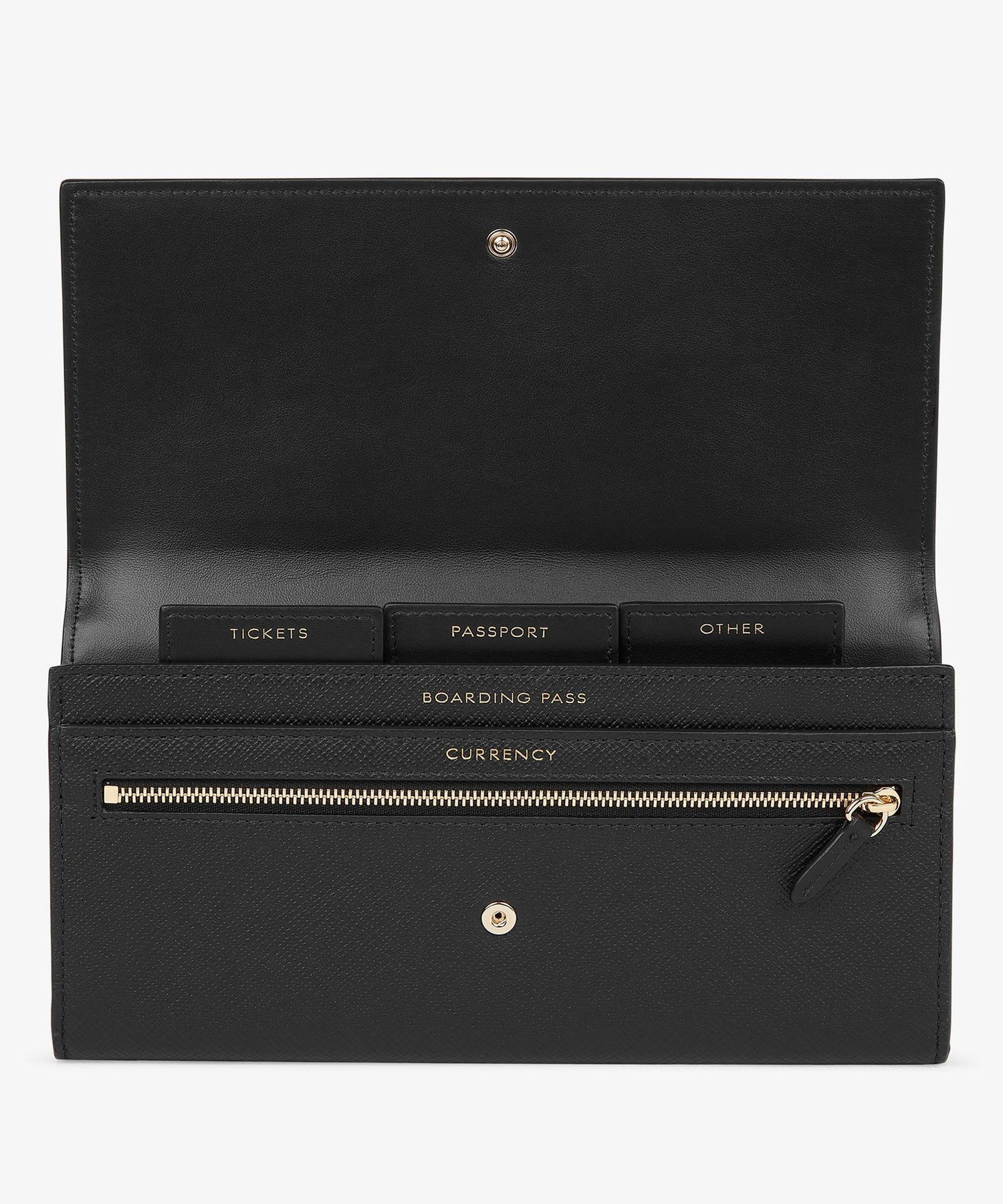 Panama Marshall Travel Wallet スマイソン 財布・ポーチ・ケース その他の財布・ポーチ・ケース ブラック