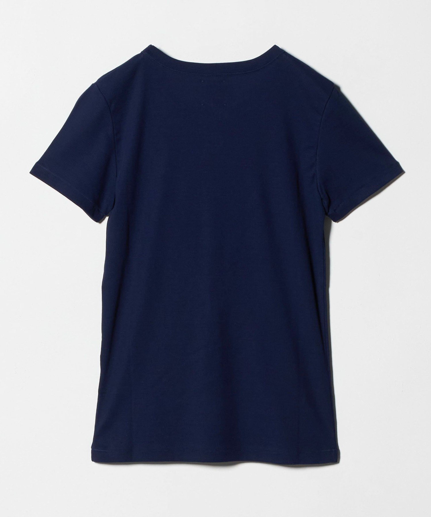 ＜GOOD PEOPLE GOOD STITCHING GOOD PRODUCT＞リブ Tシャツ ユナイテッドアローズ トップス カットソー・Tシャツ ネイビー