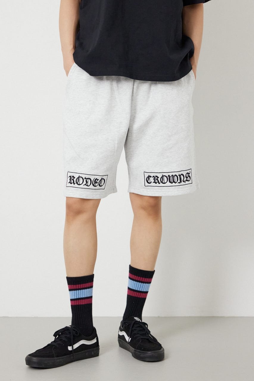 RODEO CROWNS WIDE BOWL Blackletter ショートパンツ ロデオクラウンズワイドボウル パンツ その他のパンツ グレー ブラック