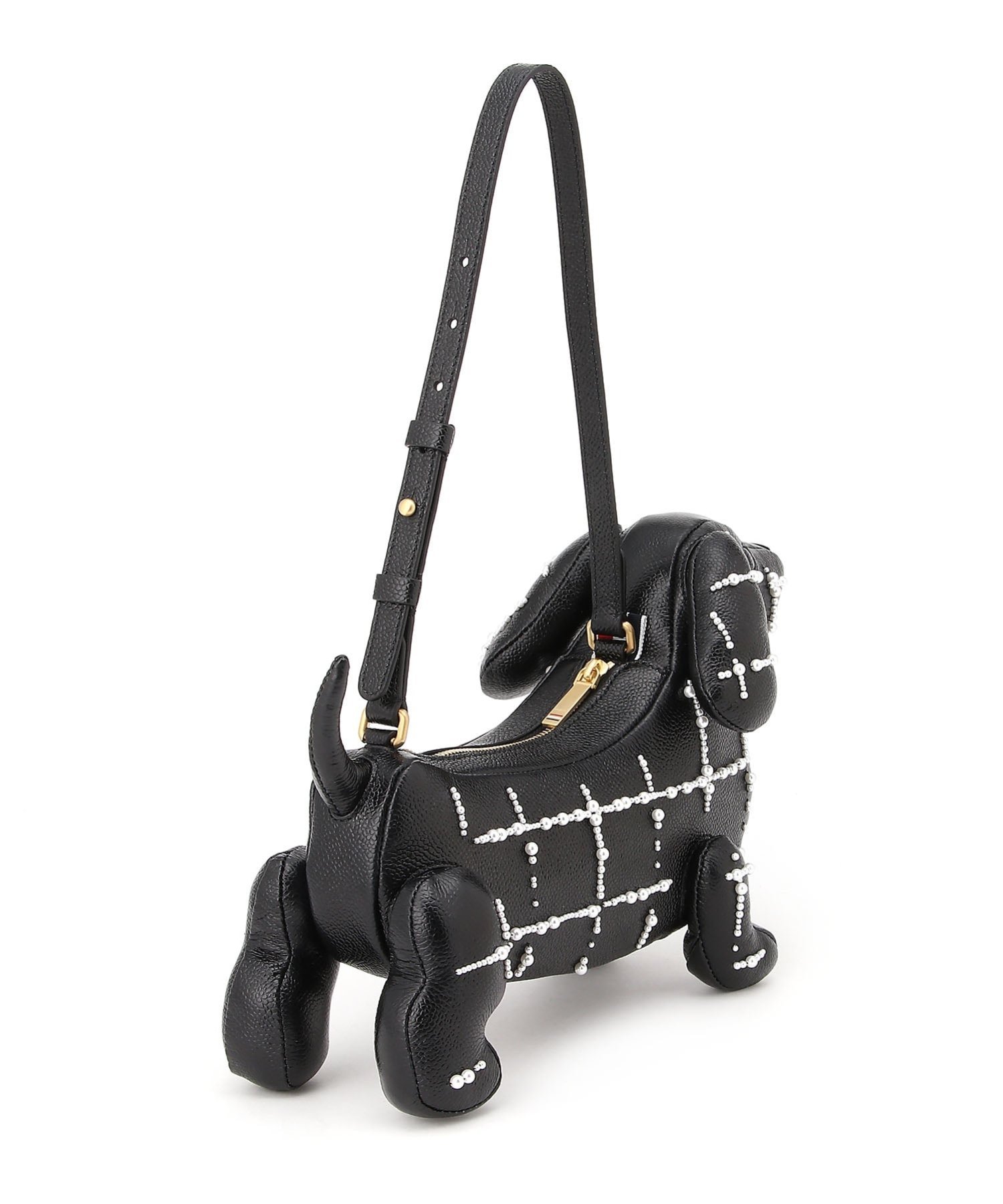 BABY HECTOR BAG IN PEBBLE GRAIN LEATHER トムブラウン バッグ ショルダーバッグ ブラック