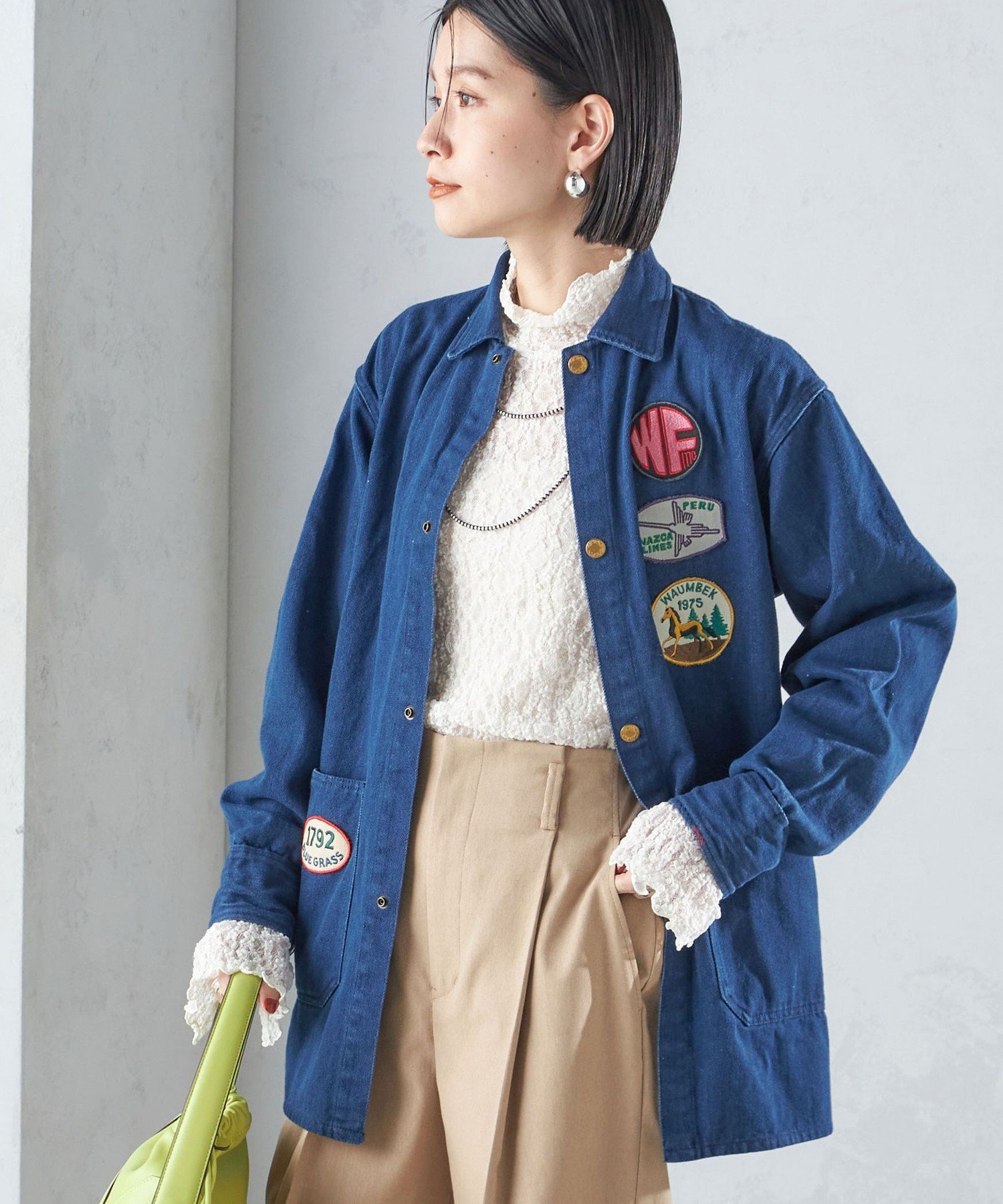 【SALE／40%OFF】SHIPS WOMEN 【SHIPS別注】WHITE FIELD:＜洗濯機可能＞エンブロイダリー ジャケット ..