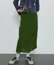 MAISON SPECIAL Gingham Checkered Maxi Skirt メゾンスペシャル スカート ミディアムスカート レッド ブラウン ホワイト【送料無料】