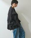ADAM ET ROPE' FEMME 【WEB限定】スタンドネックミドルブルゾン アダムエロペ ジャケット・アウター ブルゾン・ジャンパー ブラック ベージュ...
