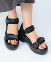BEAMS HEART WOMEN ダブルベルト 厚底 スポーツサンダル (22.5~24.5cm) 25SS ボリューム ビームス ハート シューズ・靴 サン...