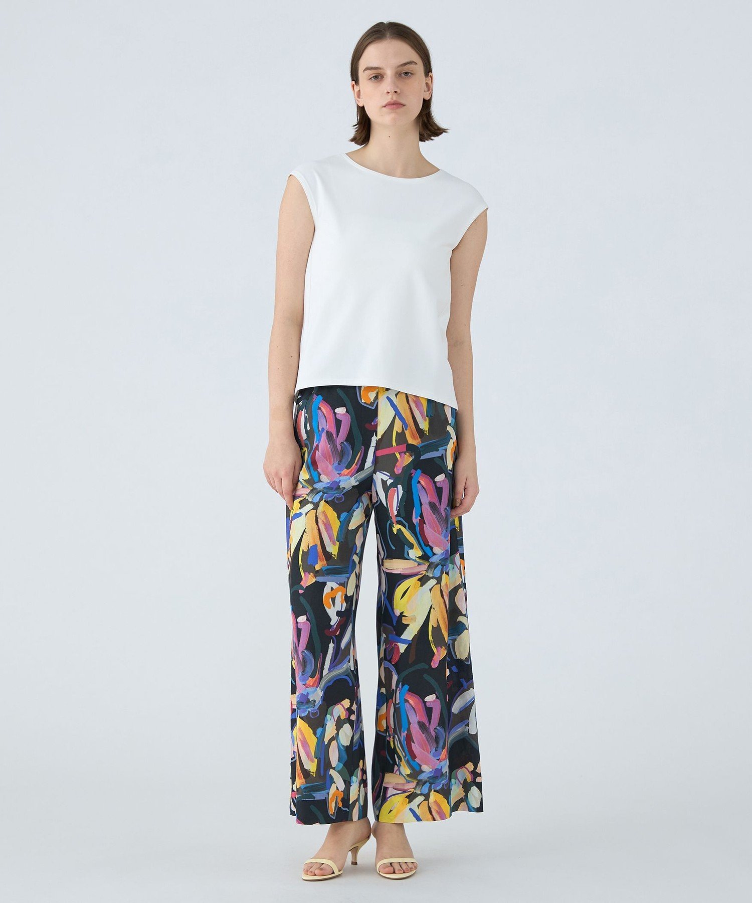 Ballsey パーフェクトポンチ オーバルネックプルオーバー トゥモローランド トップス カットソー・Tシャツ ブラック ホワイト【送料無料】