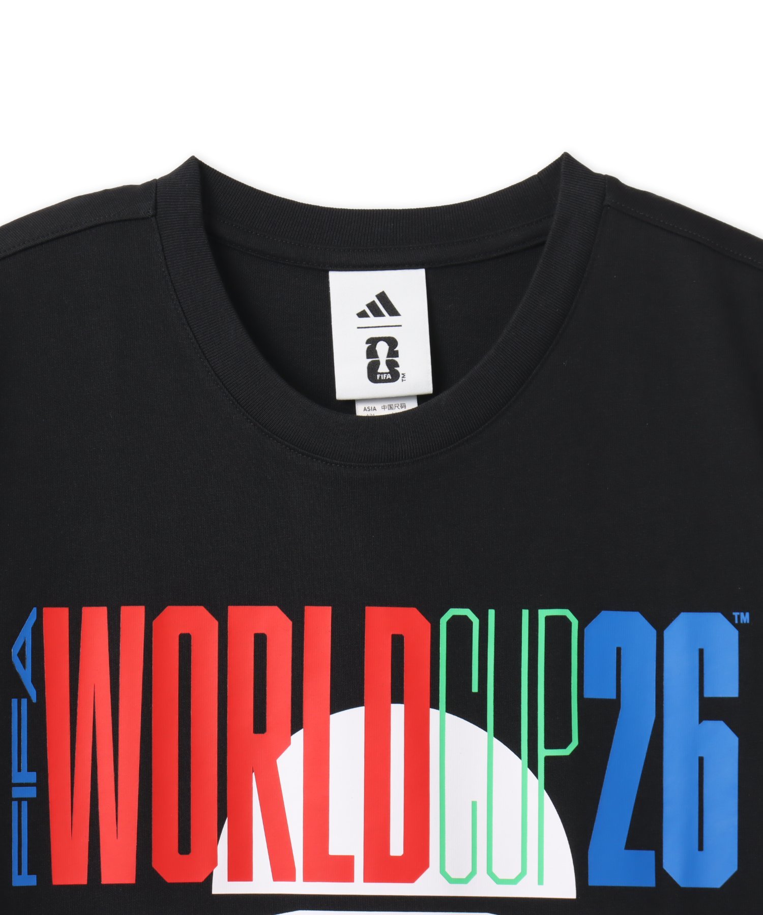 adidas WORLD CUP TOUR TEE ブラック アトモス トップス カットソー・Tシャツ ブラック