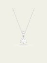 SWAROVSKI 【公式】【スワロフスキー】Solitaire ペンダント, ラウンドカット, ホワイト, ロジウム・プレーティング スワロフスキー アクセサリー・腕時計 ネックレス ホワイト【送料無料】