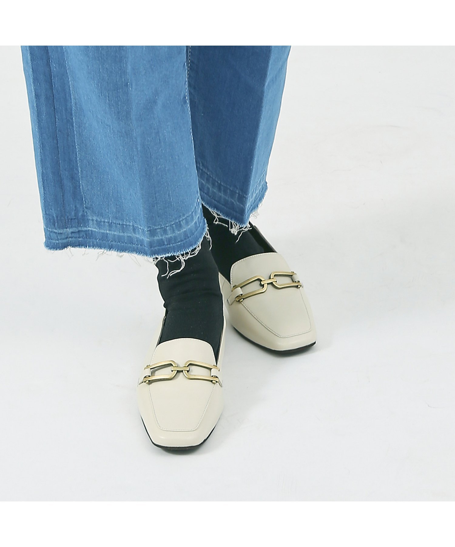 【SALE/30%OFF】Au BANNISTER バブーシュビットモカスクエアローファー オゥ・バニスター シューズ・靴 その他のシューズ・靴 レッド ホワイト ブラウン ブラック【送料無料】