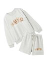 gelato pique 【JUNIOR】トイプードル裏毛プルオーバー&ショートパンツセット ジェラートピケ トップス その他のトップス ベージュ グレー【送料...