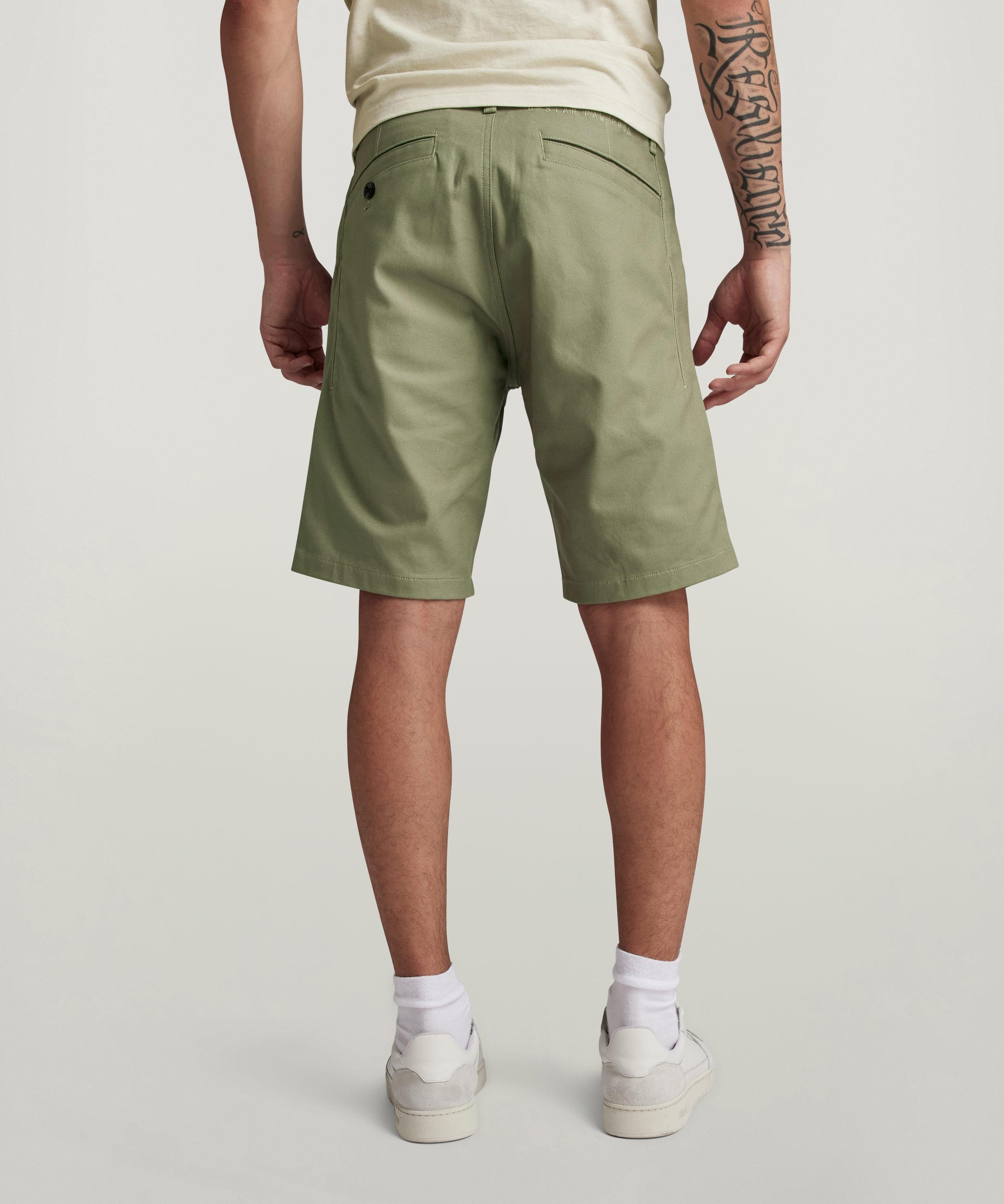 【公式ショップ】BRONSON 2.0 SLIM CHINO SHORTS/ベーシックデザインスリムチノショートパンツ ジースターロゥ パンツ その他のパンツ カーキグリーン