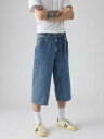 Levi's TWISTED BAGGY ジーンズ カプリ ミディアムインディゴ リーバイス パンツ ジーンズ・デニムパンツ ネイビー【送料無料】