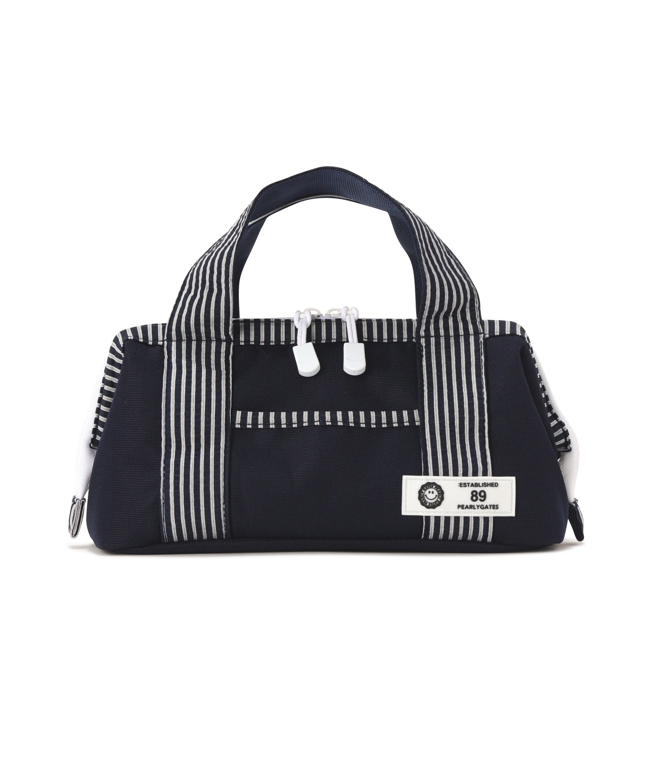 PEARLY GATES PE帆布×サッカー保冷バッグ (UNISEX) パーリーゲイツ バッグ その他のバッグ ホワイト ネイビー