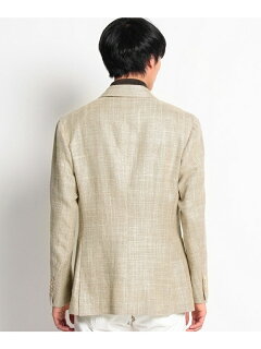 Silk Linen Cotton Jacket 086-48006: Natural Silk Linen Cotton Jacket 086-48006: Natural