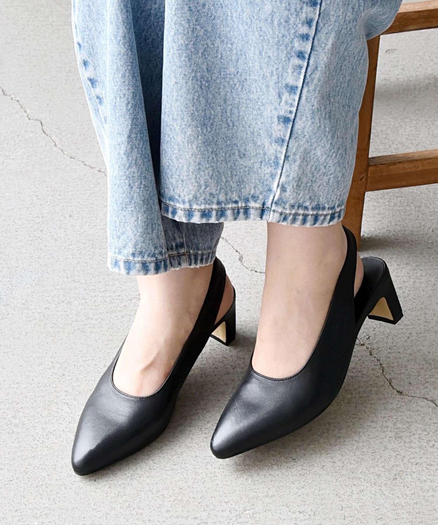【SALE／60%OFF】SHIPS any REMME: バック ストラップ ヒール パンプス シップス シューズ・靴 パンプス ブラック ブラウン【送料無料】