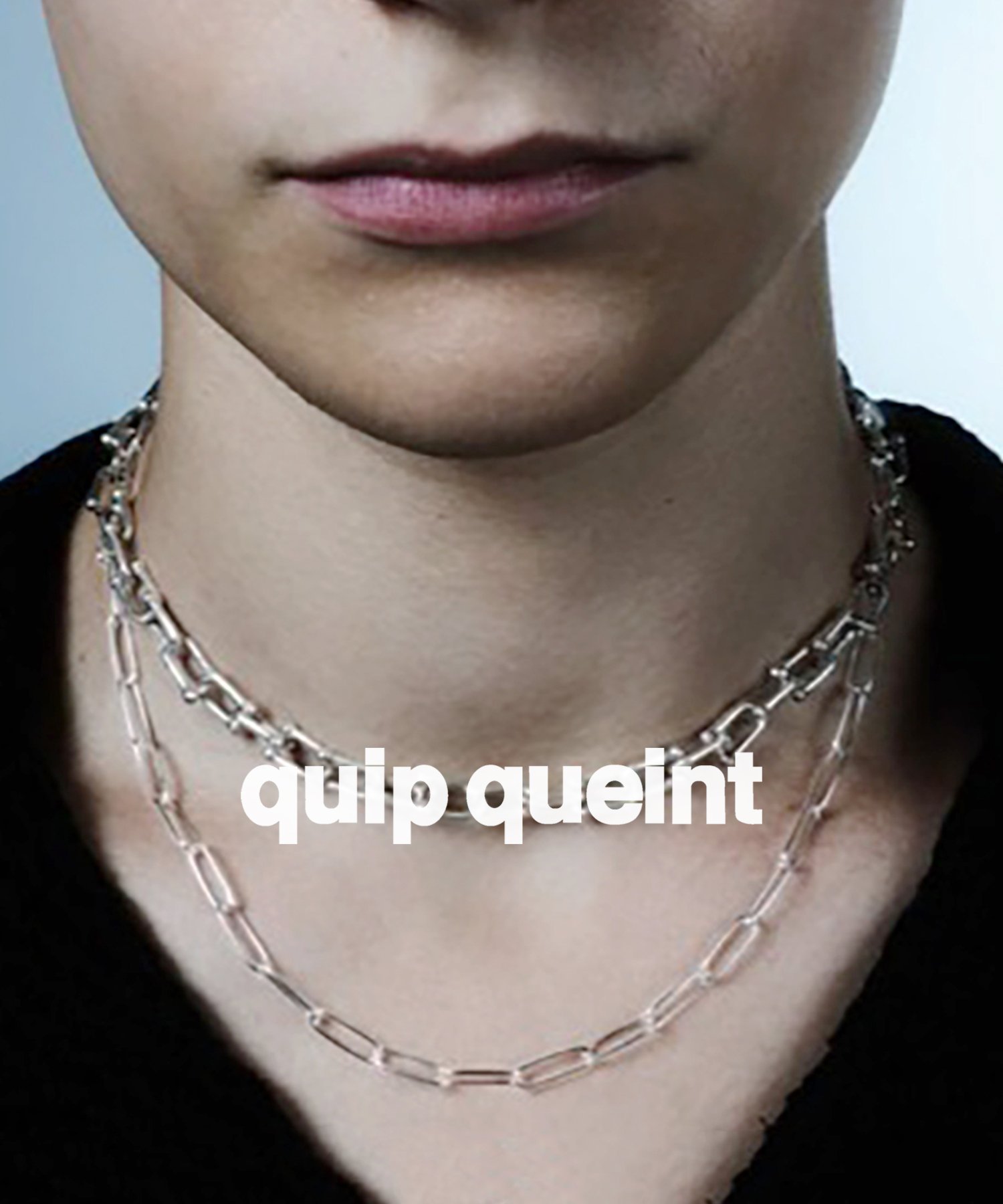 ネックレス quip queint quip queint/rectangle chain necklace レクタングル チェーン ネックレス シルバー SILVER925 シルバージュエリー クイップクエイント QU75 セットアップセブン アクセサリー・腕時計 ネックレス シルバー【送料無料】