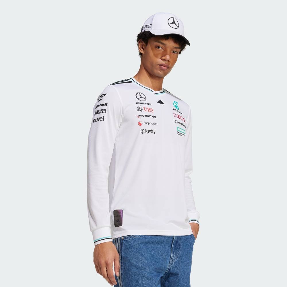 【SALE／20%OFF】adidas 【公式】アディダス adidas Mercedes AMG Petronas Formula 1 Team ドライバー ジャージー オーセンティッ... アディダス トップス その他のトップス ホワイト【送料無料】