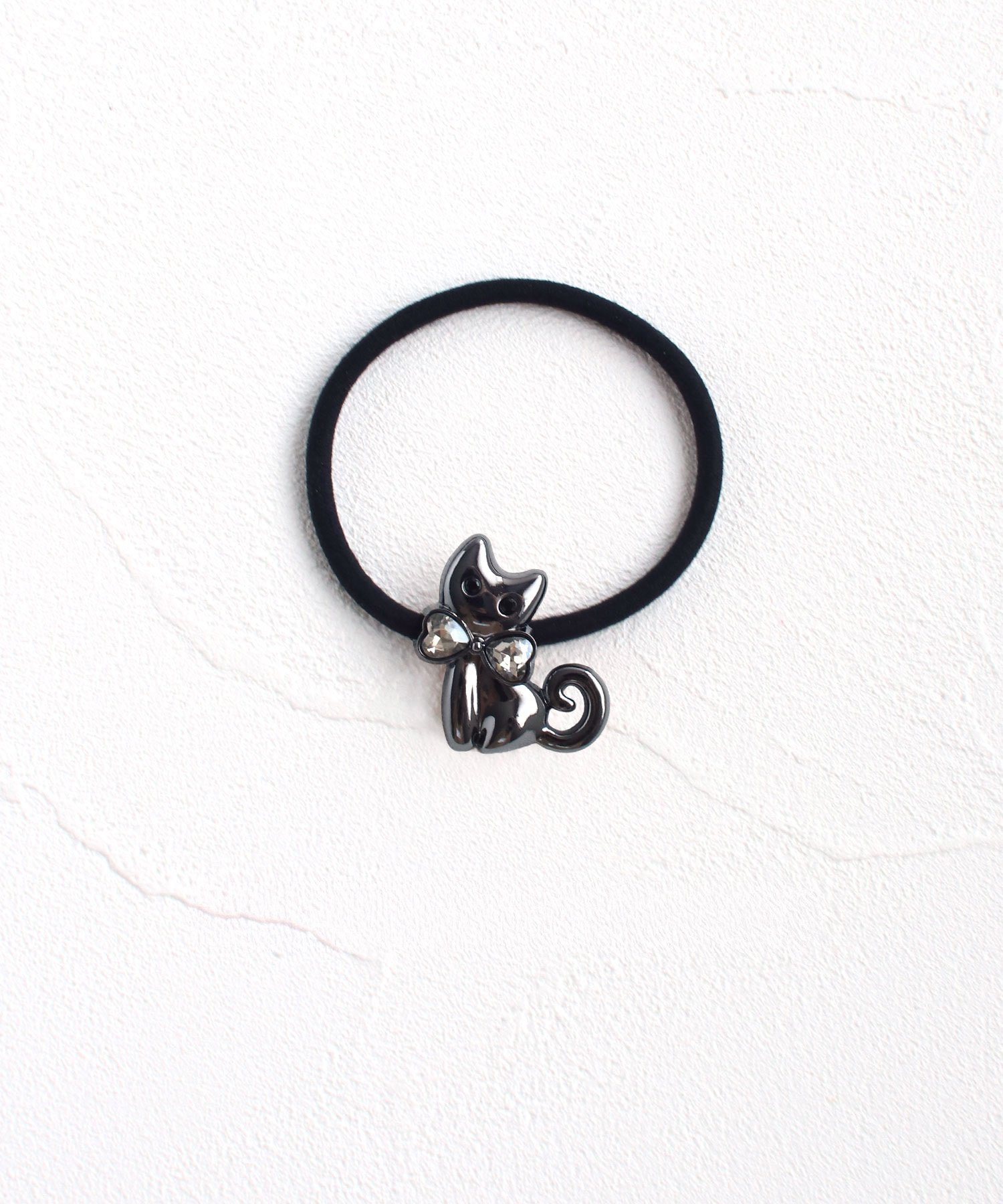 Rora Rora ミャウ ヘアゴム ローラ ヘアアクセサリー ヘアゴム グレー ゴールド