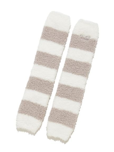 gelato pique ジェラート2ボーダーレッグウォーマー ジェラートピケ インナー・ルームウェア その他のインナー・ルームウェア ピンクのサムネイル