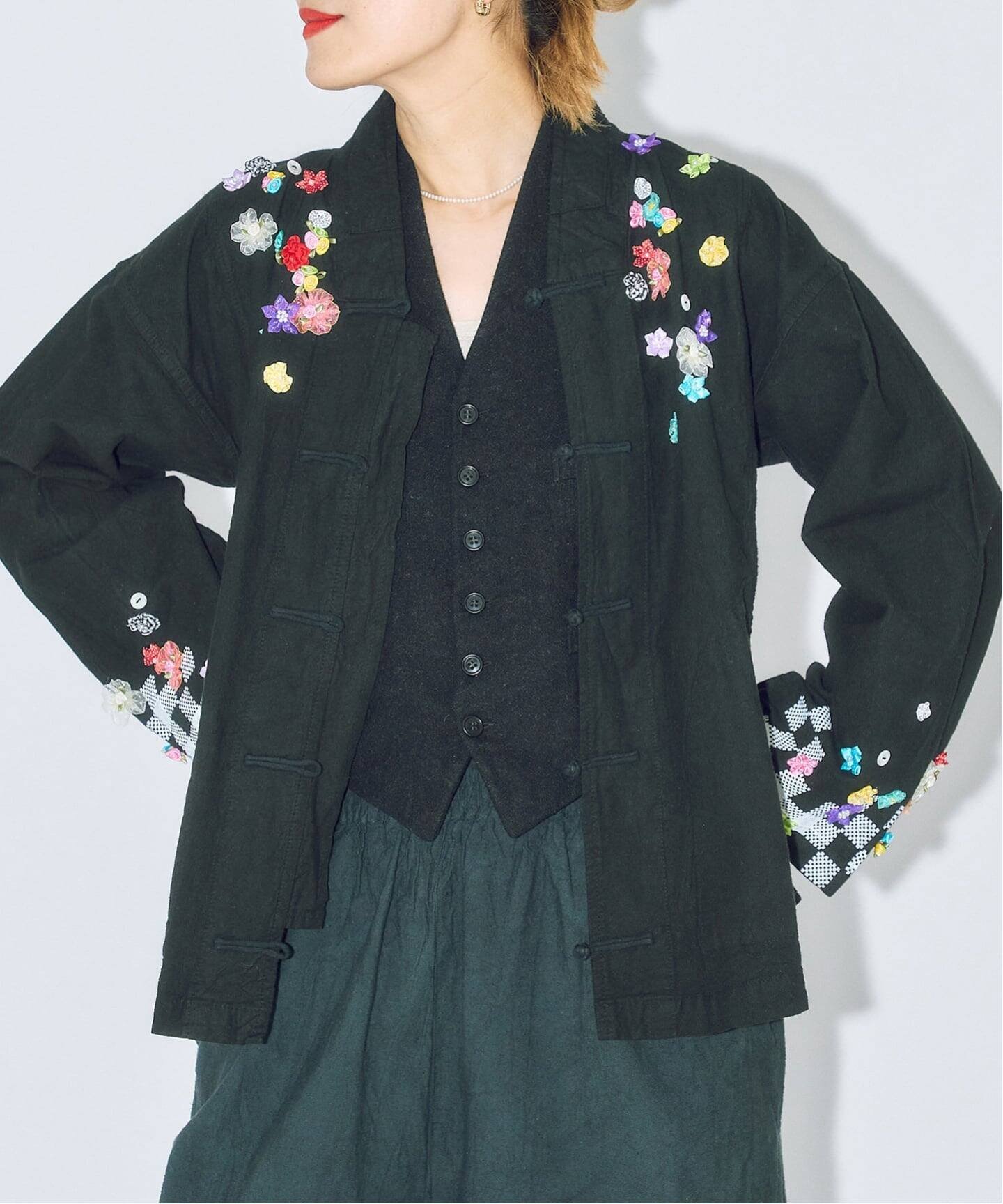 CITYSHOP 《予約》YANYAN * FUJIN TREE 別注 ジャケット シティーショップ ジャケット・アウター その他のジャケット・アウター ブラック【送料無料】