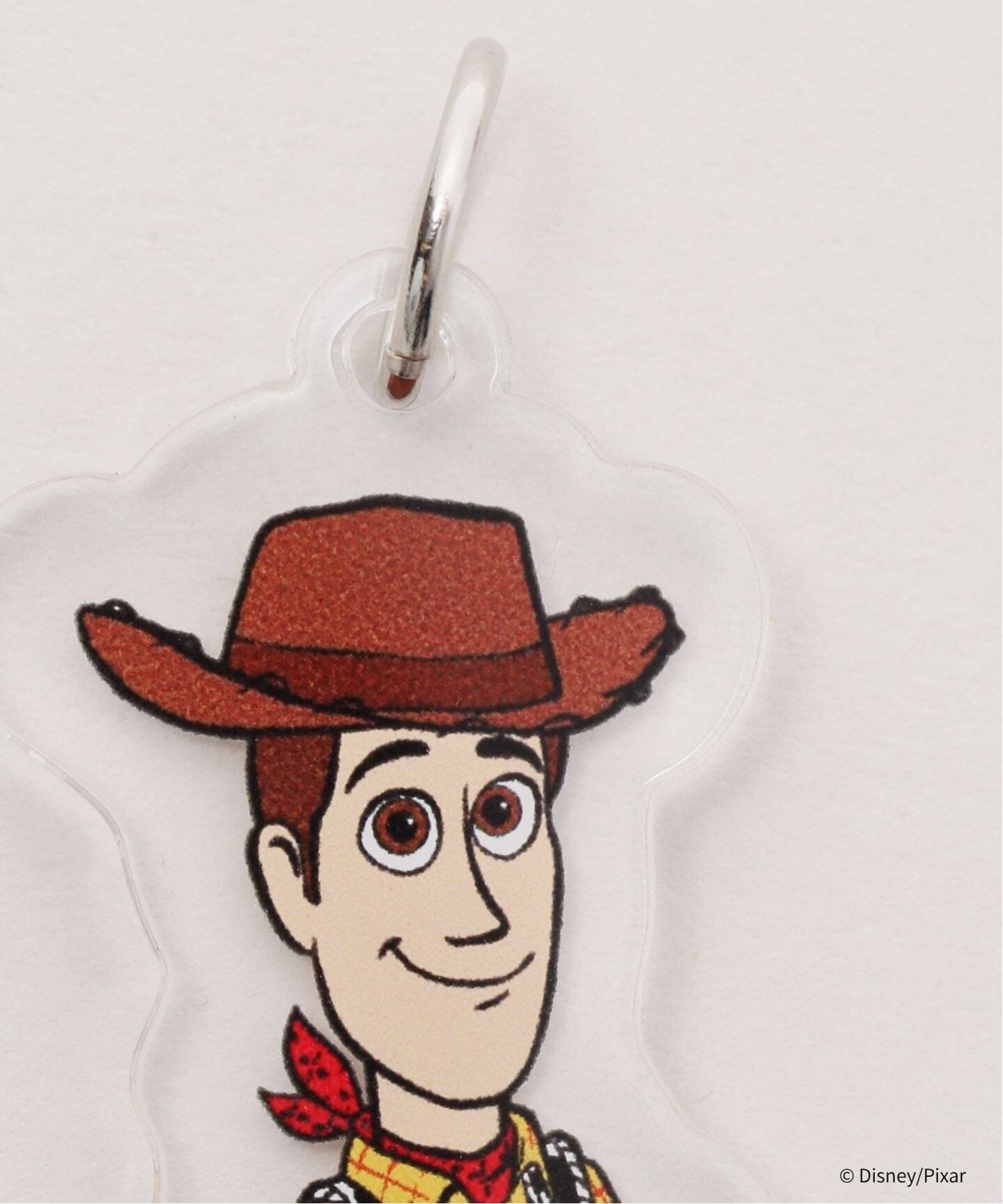 TOY STORY 5 ex キーホルダー ウッディ アウトドアプロダクツユージュアルシングス 財布・ポーチ・ケース その他の財布・ポーチ・ケース ホワイト