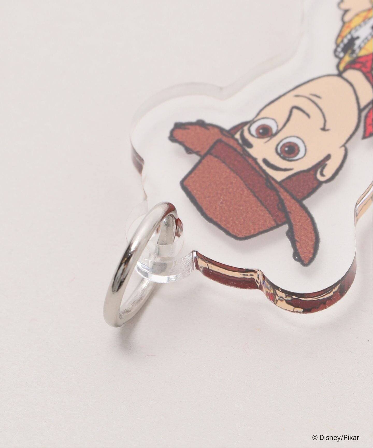 TOY STORY 5 ex キーホルダー ウッディ アウトドアプロダクツユージュアルシングス 財布・ポーチ・ケース その他の財布・ポーチ・ケース ホワイト