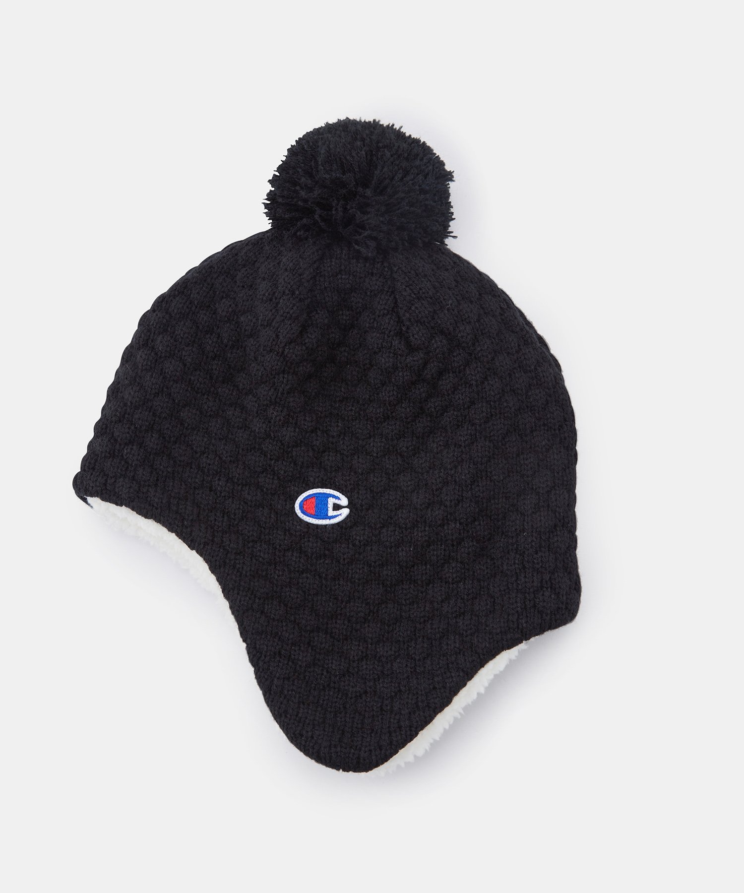 【SALE／60%OFF】ROPE' PICNIC KIDS 【KIDS】【Champion/チャンピオン】裏ボアイヤーフラップニットワッチ ロペピクニック 帽子 ニット帽・ビーニー パープル ブラック ホワイト