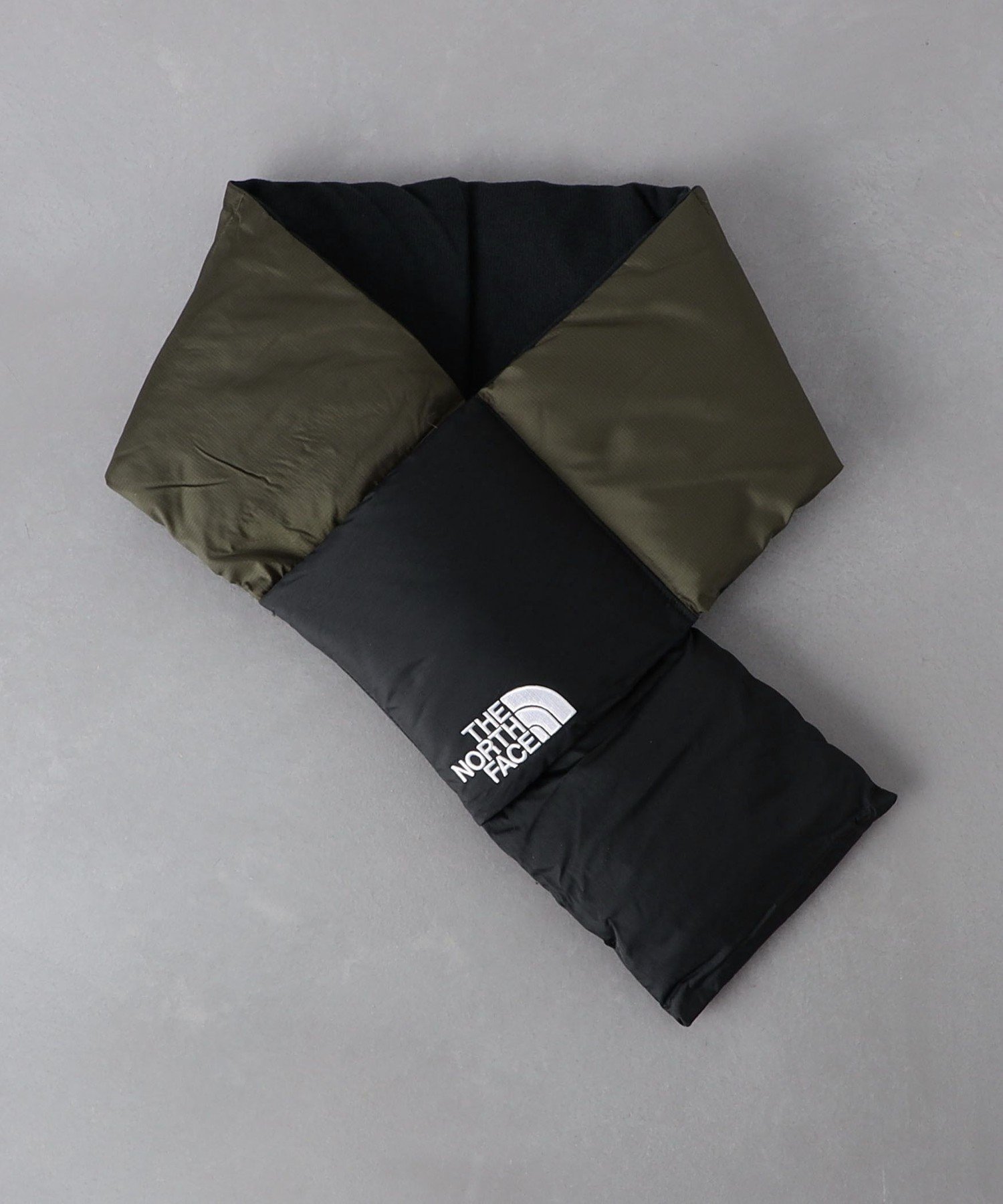 ノースフェイス マフラー メンズ UNITED ARROWS ＜THE NORTH FACE＞ NUPTSE マフラー ユナイテッドアローズ ファッション雑貨 マフラー・ストール・ネックウォーマー カーキ ブラック【送料無料】