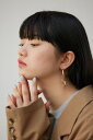 AZUL BY MOUSSY ニュアンスカーブビッグフープピアス アズールバイマウジー アクセサリー・腕時計 その他のアクセサリー・腕時計 ブラック ゴールド