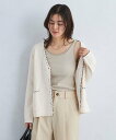 UNITED ARROWS green label relaxing チュール トリミング タンクトップ ユナイテッドアローズ グリーンレーベルリラクシング トップス ノースリーブ・タンクトップ ホワイト ブラック【送料無料】(4)